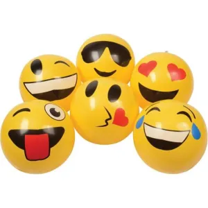 12" Emoji Inflatable Balls