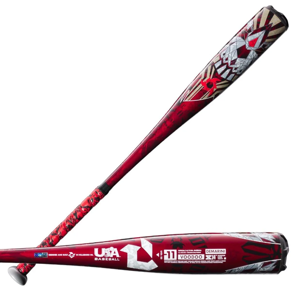 2023 DeMarini Voodoo ONE (-11) USA Baseball Bat: WBD2360010