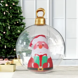 60cm Water-Repellent PVC Inflatable Christmas Ball with Pump - Jingle Jollys