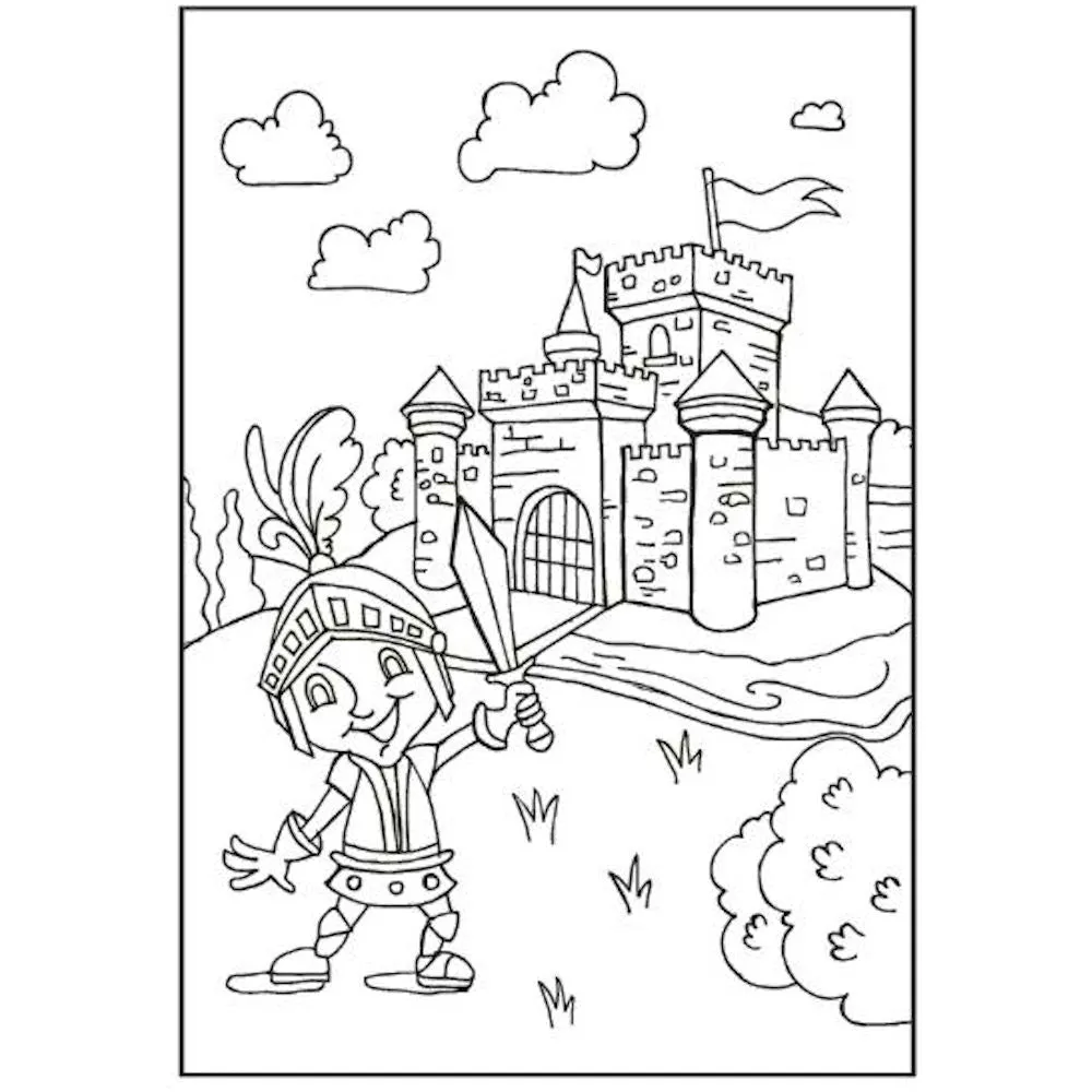 A4 Colouring Fun For Boys Colouring Book - Exciting Designs Adventure Themed Pages High Quality Paper