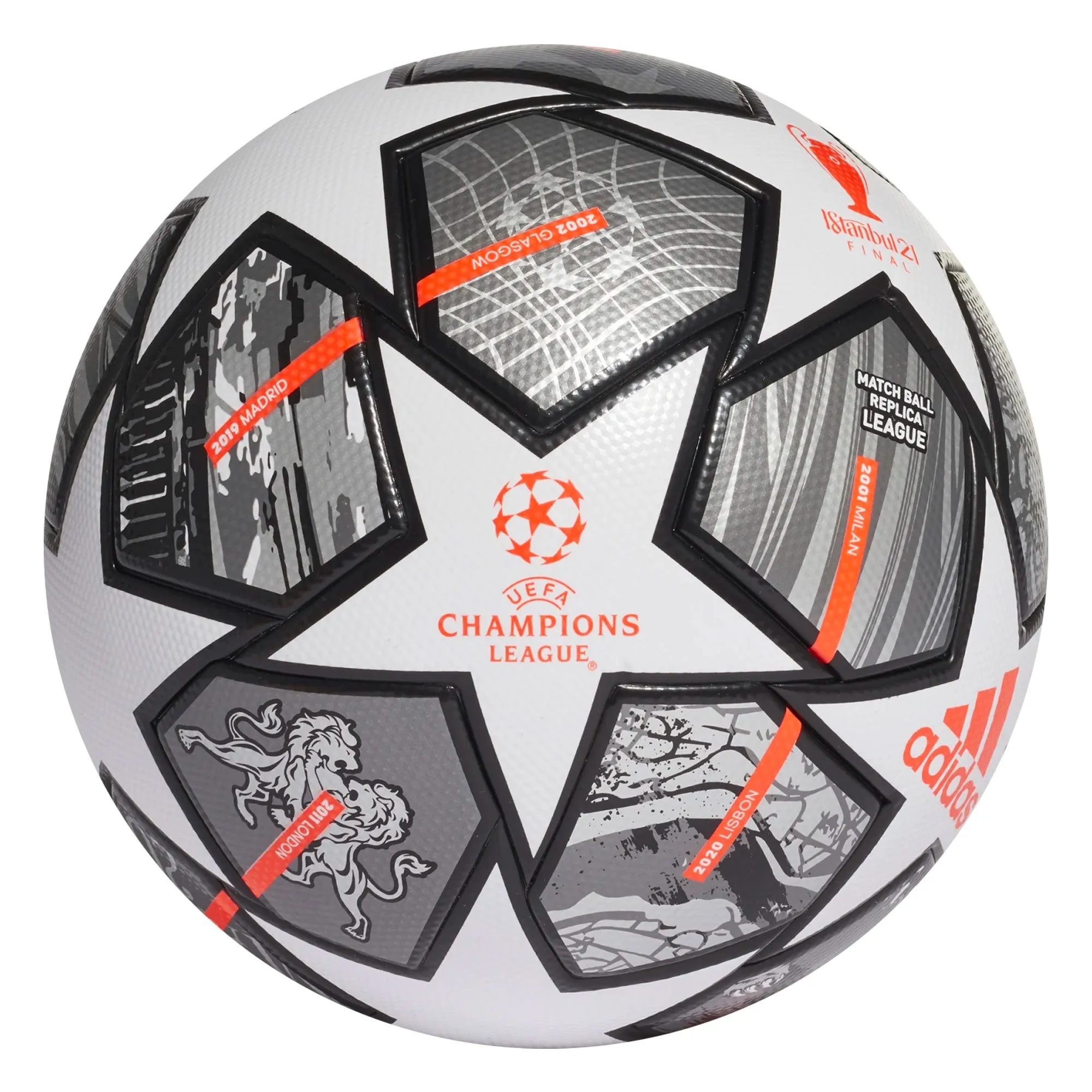 adidas Finale 21 20th Anniversary UCL League Ball White/Silver