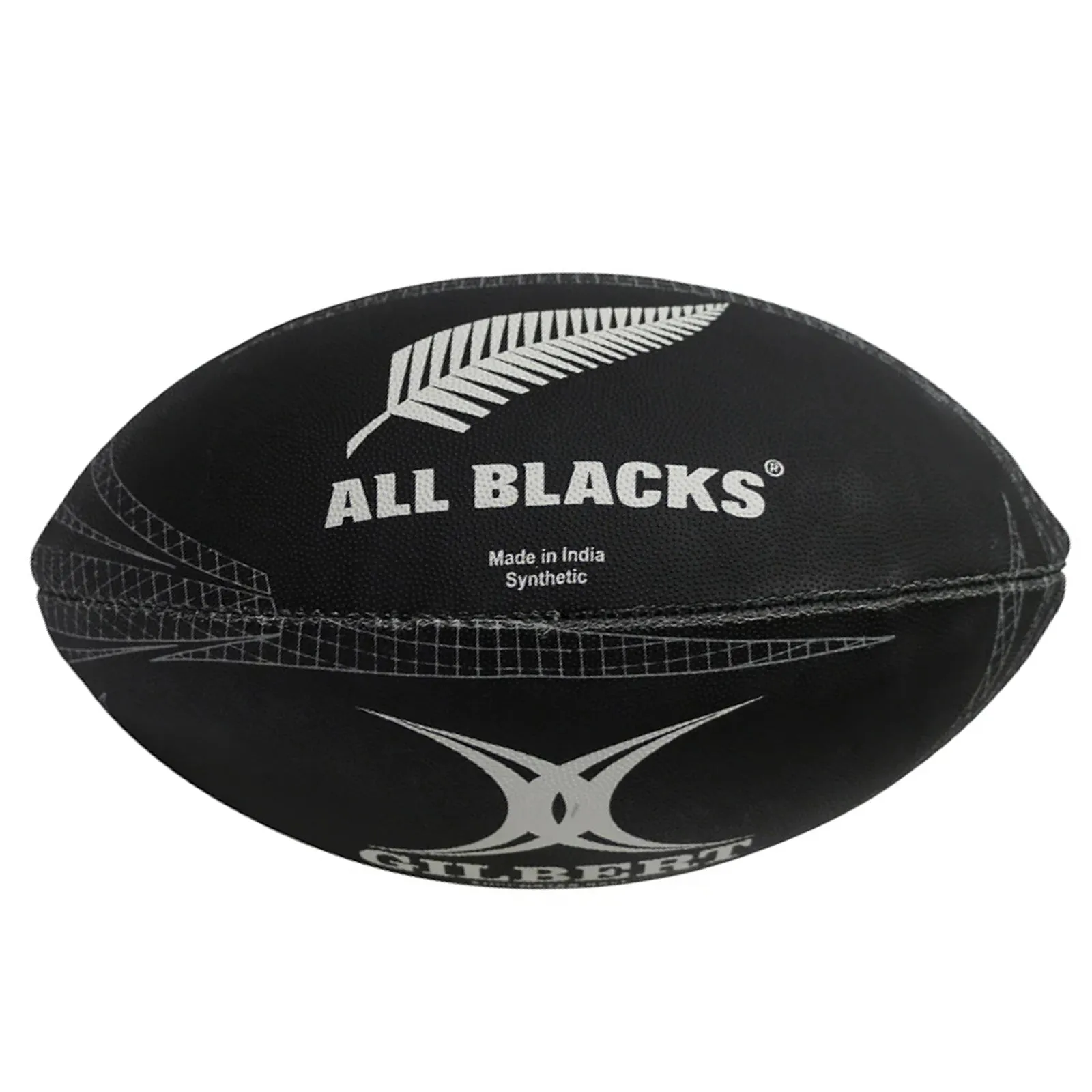 All Blacks Supporter Ball Rugby Union Ball Size 10″ by Gilbert