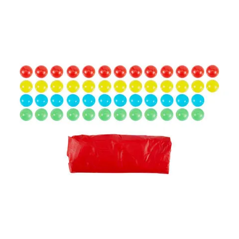 Anko Red Inflatable Car with 50 Playballs/Suitable for Ages 2  Years