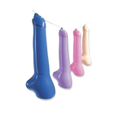 Bachelorette Party Inflatable Pecker Decorations 4pc