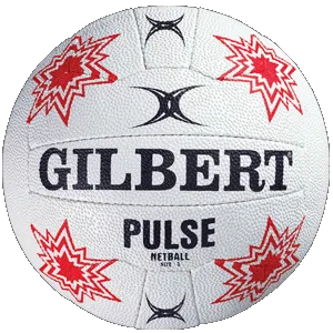 Ball Netball Pulse match sz4 White/Red