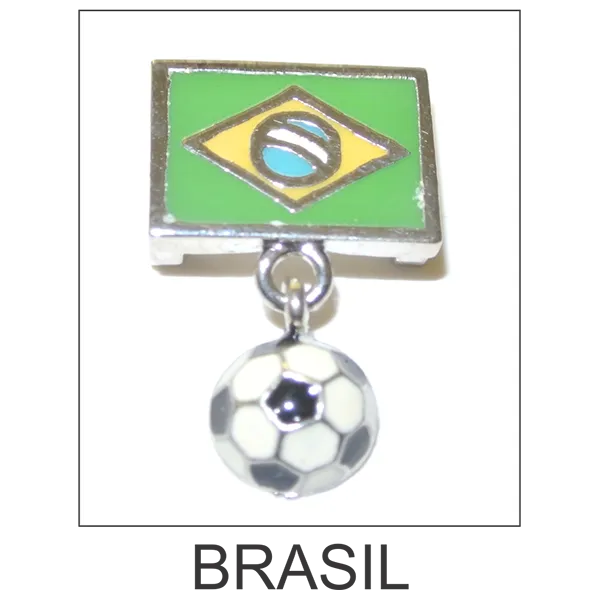 Brasil Soccer Ball Bracelet