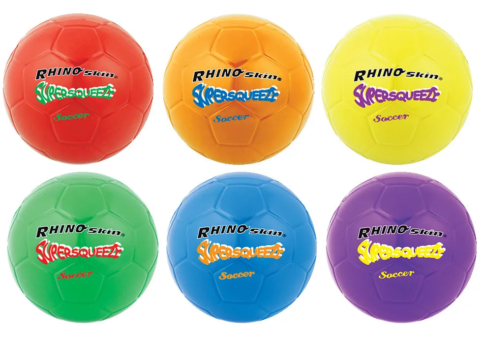 Champion Sports Rhino Skin® Super Squeeze Soccer Ball Set