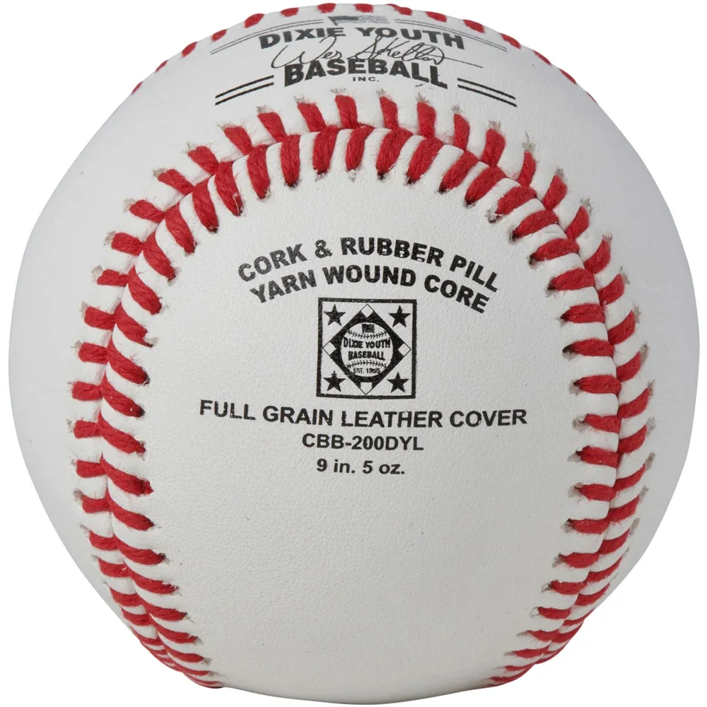 Champro Dixie League Approved - Full Grain Leather Cover - Category 1 Baseball