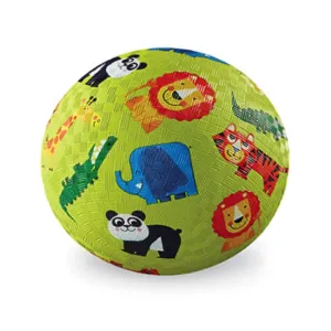 Crocodile Creek 7 Inch Rubber Ball - Jungle