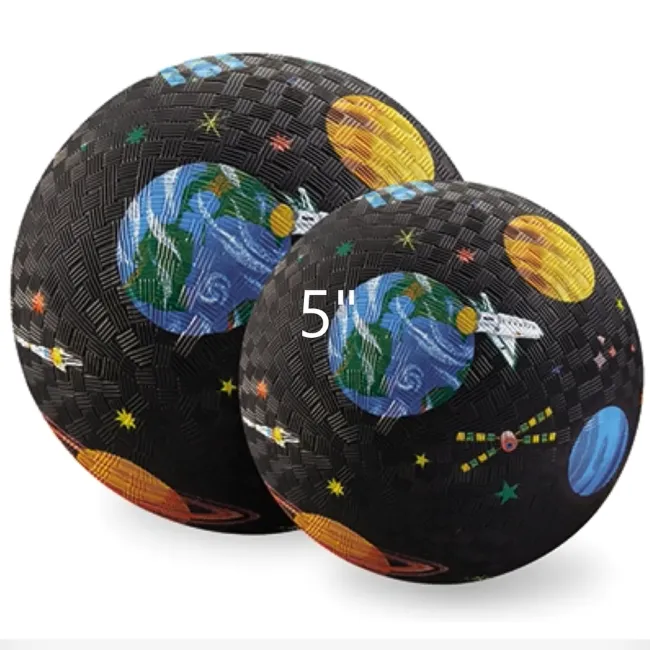 crocodile creek space exploration 5 inch rubber play ball