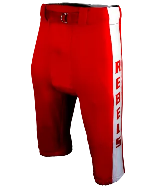 Dyed 4 Way Stretch Football Pants w/ Sublimated Side Panels