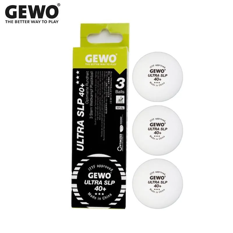 GEWO Seamless 3-Star Ultra SLP Table Tennis Ball