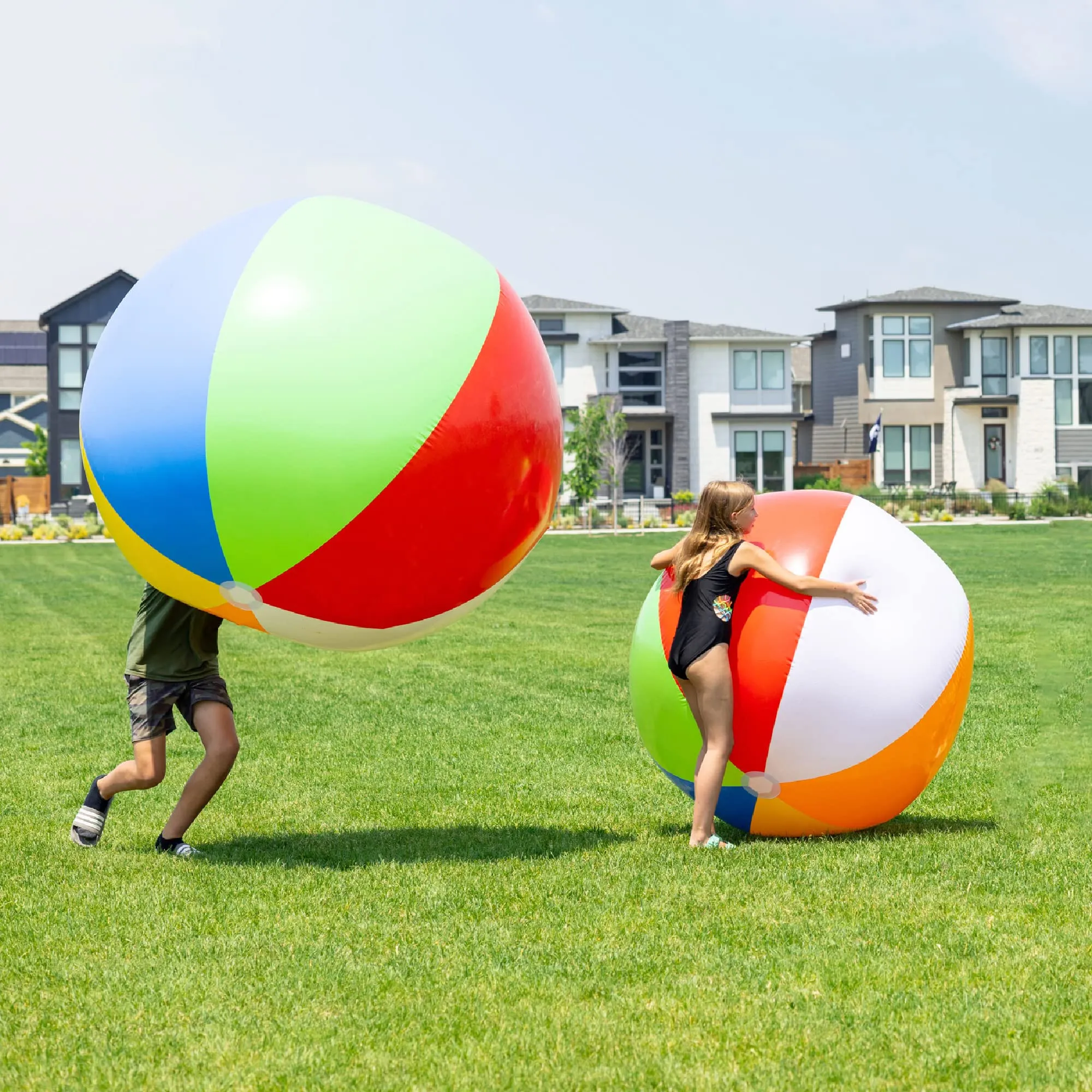 Giant Inflatable Beach Balls 5 Feet Pool Ball, Beach Summer Parties, and Gifts | 60 inch