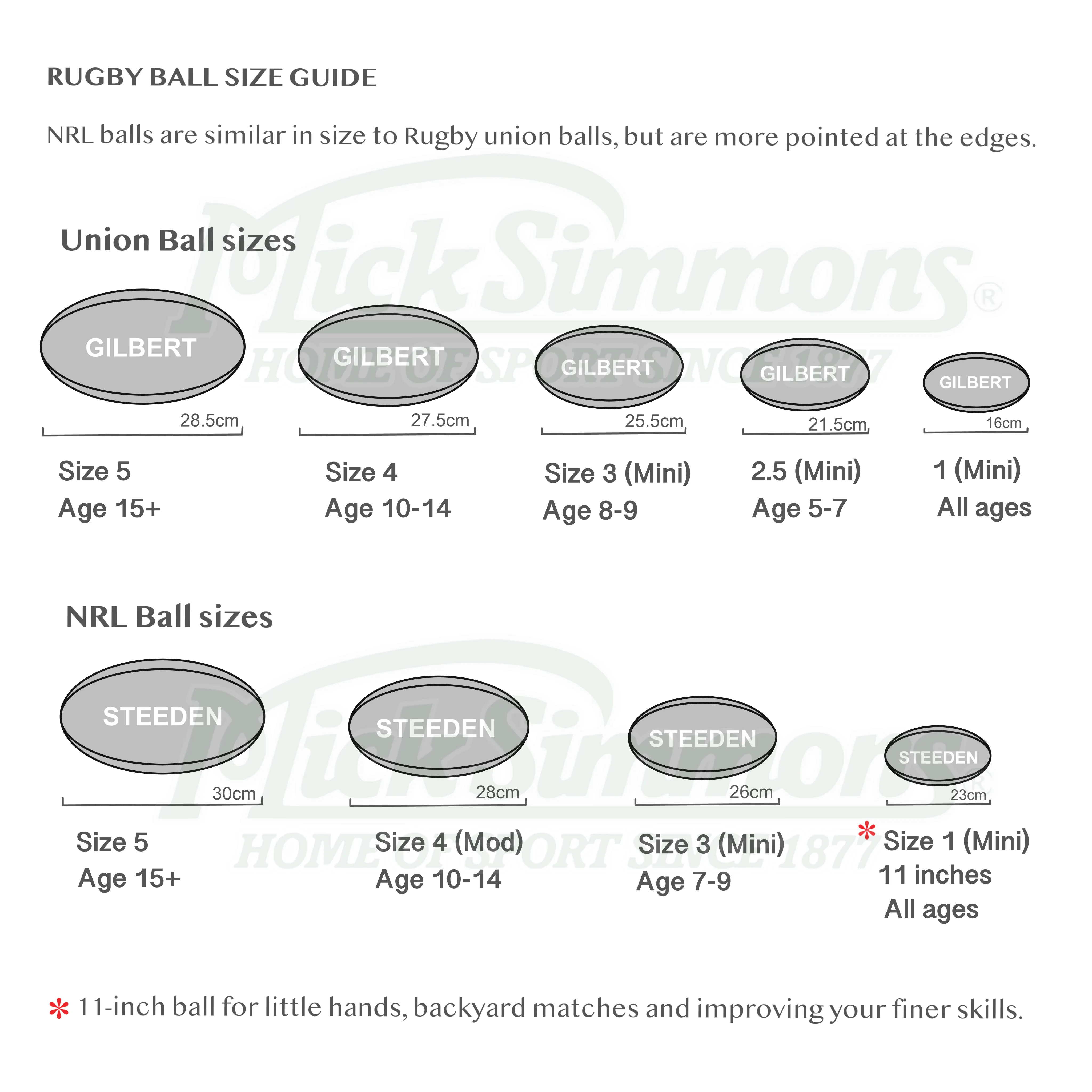 Gilbert Mini Pathways Junior Rugby Union Ball size 3