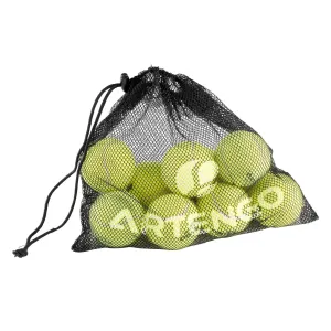 Mesh bag for 60 tennis balls ARTENGO, black and white