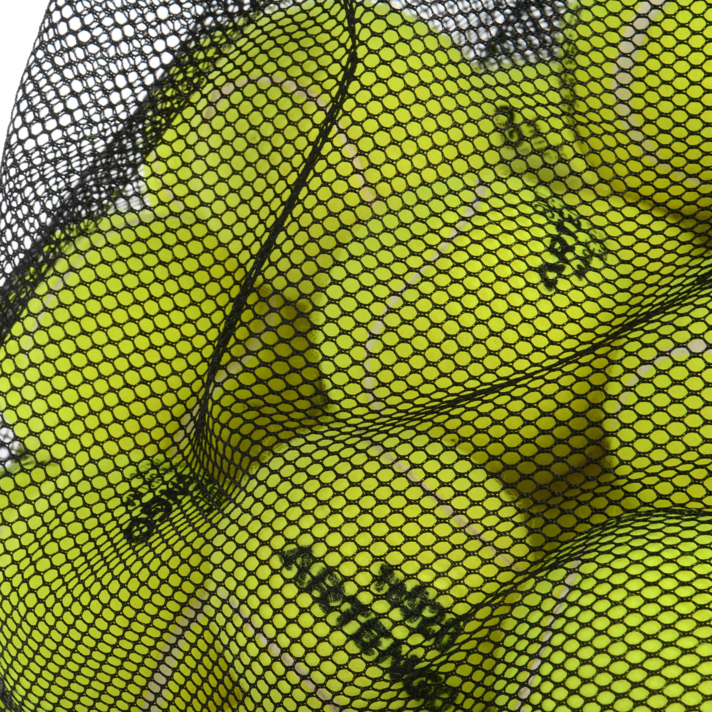 Mesh bag for 60 tennis balls ARTENGO, black and white