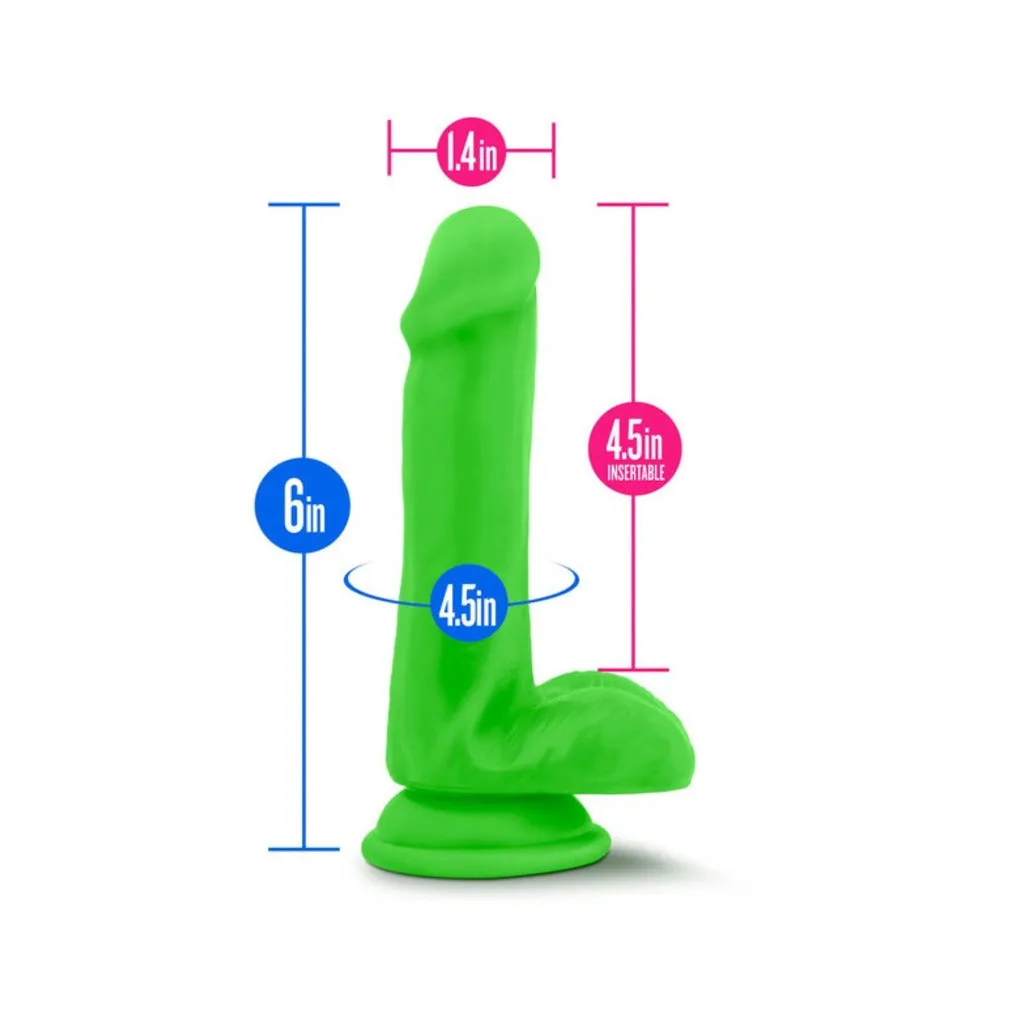 Neo - 6 in Dual Density Dildo with Balls