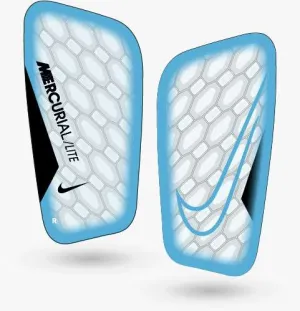 Nike Mercurial Lite Shin Guard White/Blue Fury