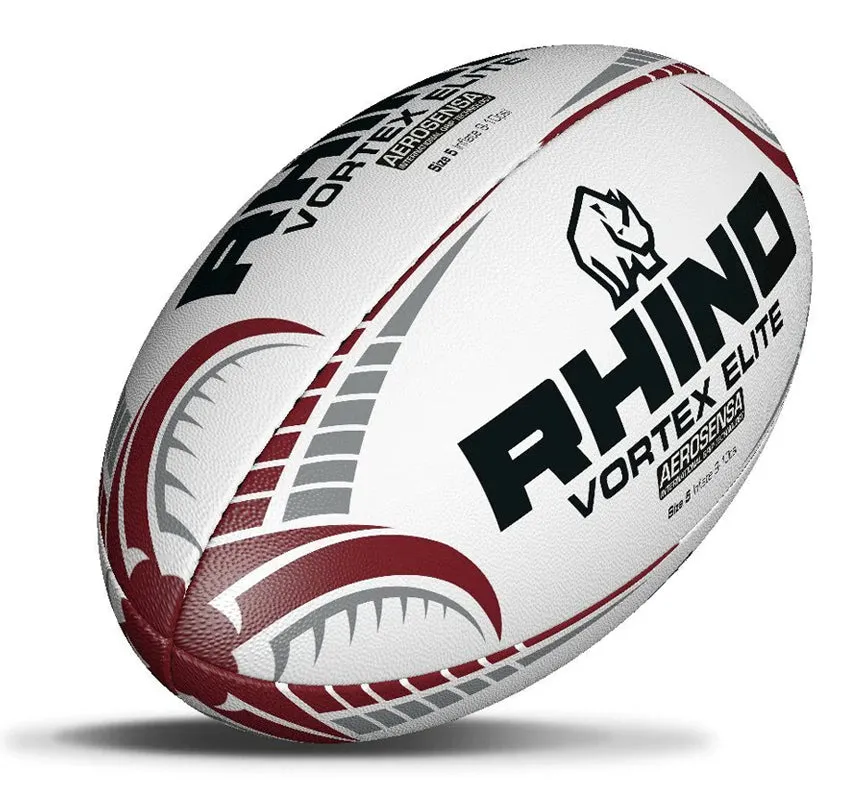 Rhino Vortex Elite Match Rugby Ball