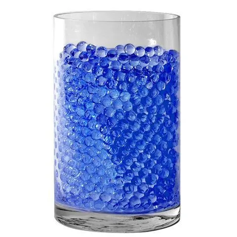 Royal Blue Small Round Deco Water Beads Jelly Vase Filler Balls For Centerpieces Table Decoration - 200 to 250 PCS