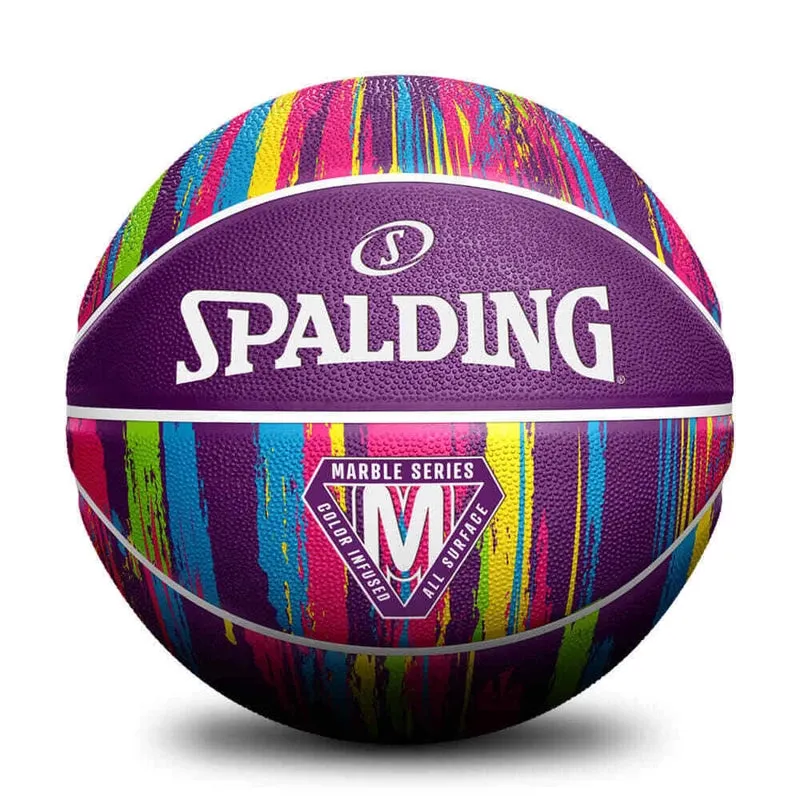 Spalding Marble Size 6 Purple Outdoor Baskettlball