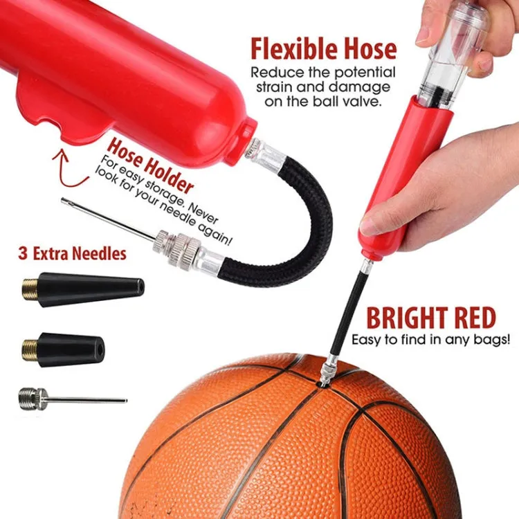 Two-Way Mini Ball Pump Football Basketball Portable Inflatable Pump(Black)