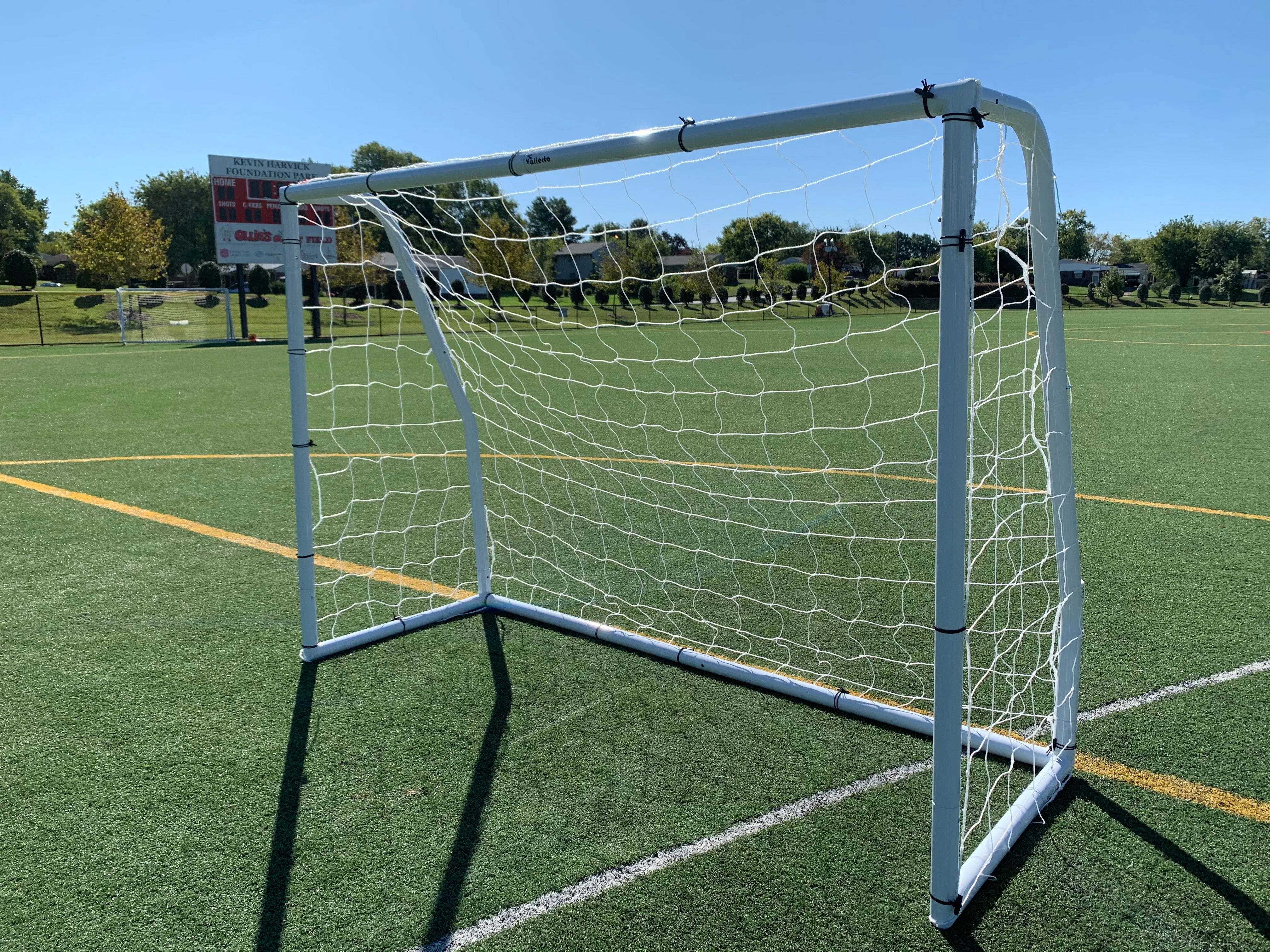 Vallerta® Premier 7 X 5 Ft. 2" Heavy Duty Steel Frame Goal w/Premium 4MM Net