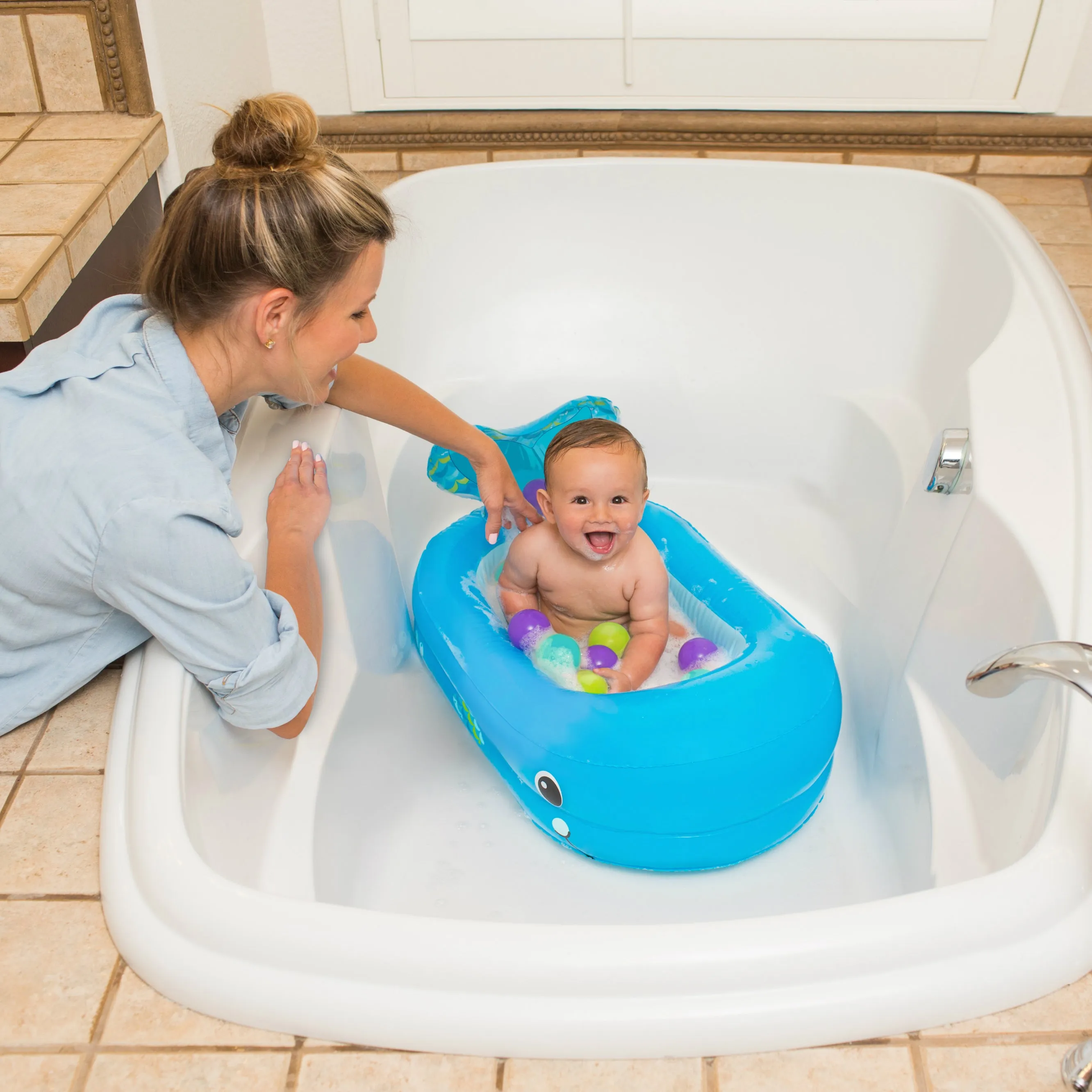 Whale Bubble Ball Inflatable Bath Tub™