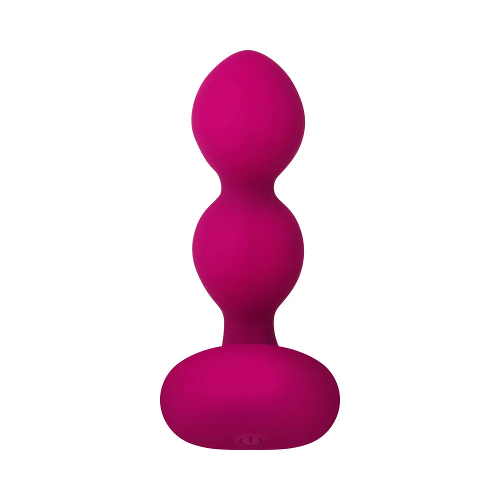 Zero Tolerance Bubble Butt Inflatable Vibrating Beaded Anal Plug Pink