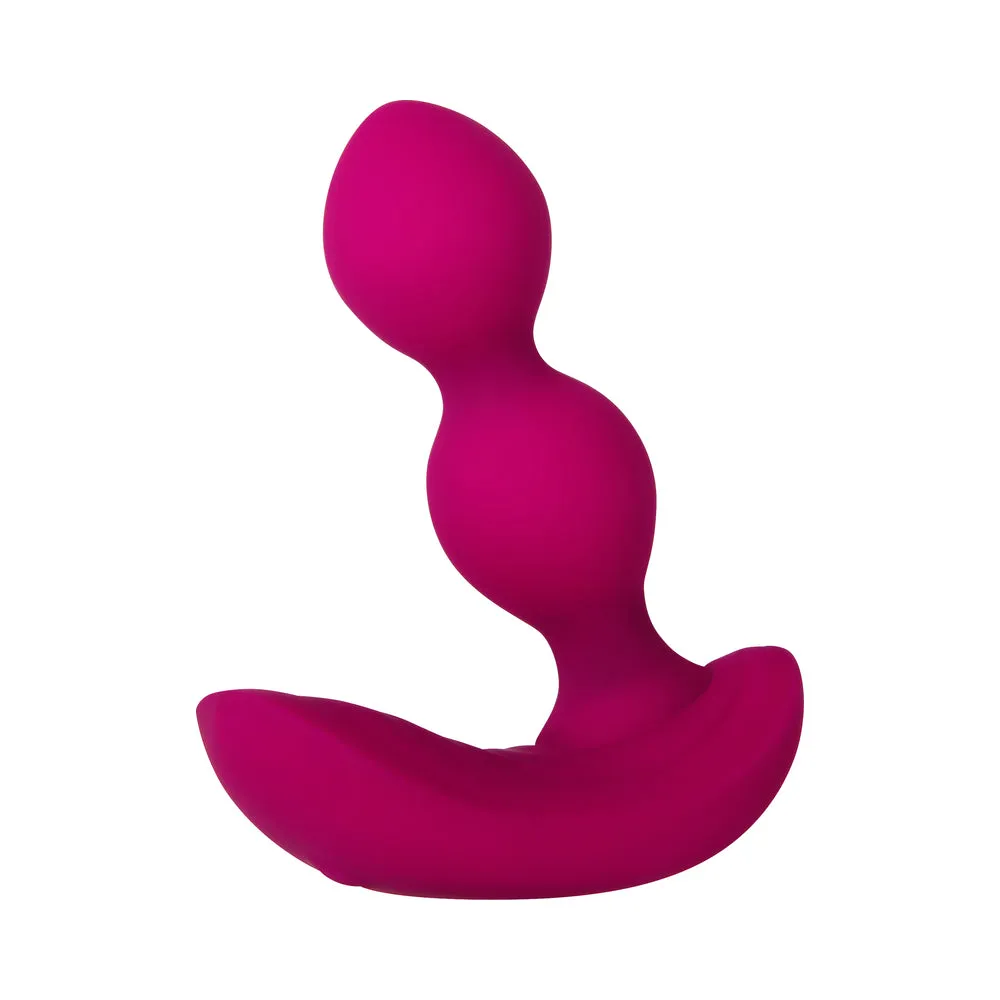 Zero Tolerance Bubble Butt Inflatable Vibrating Beaded Anal Plug Pink